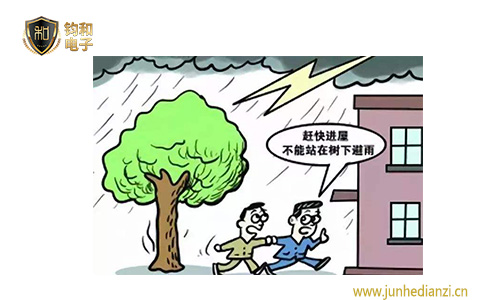 鈞和電子雷雨天室外不要躲在大樹下